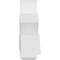 Ekena Millwork Kennewick Architectural Grade PVC Gable Bracket, 108"W x 18"H x 6"D x 6"F, 4/12 Pitch GBP108X18X0606KEN00 - alternate 2